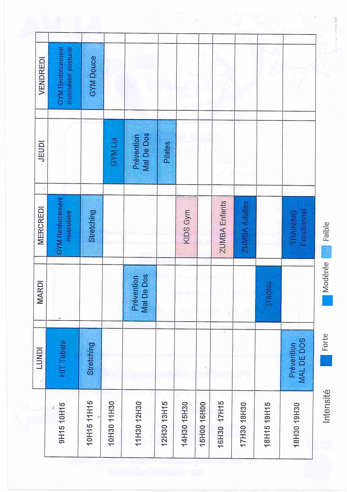 Planning Gym 2022 2023